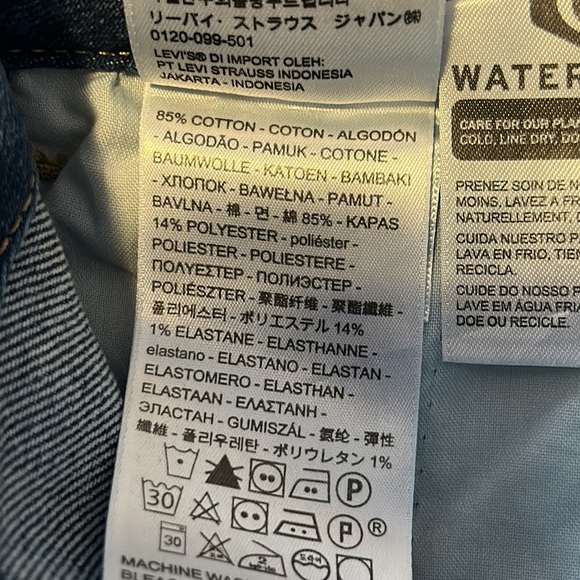 Levi's Hollywood High Rise High-Waisted Taper Jeans Size 25 New NWT - Picture 12 of 13